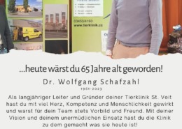 Dr Wolfgang Schafzahl Geburtstag