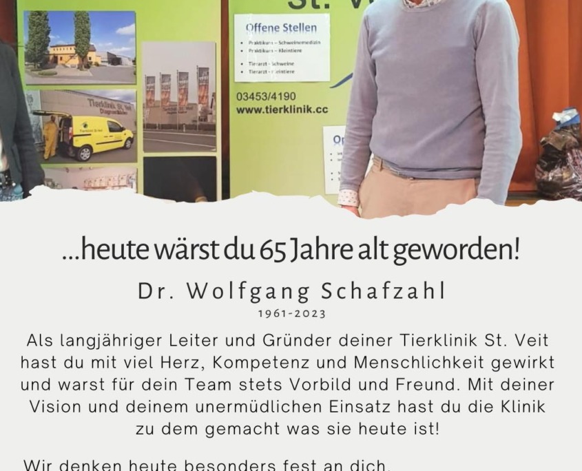 Dr Wolfgang Schafzahl Geburtstag