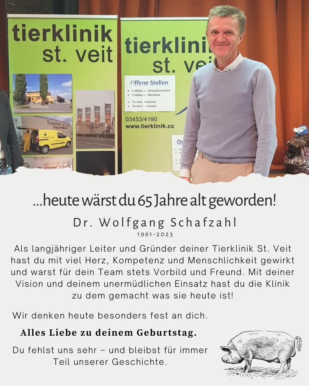 Dr Wolfgang Schafzahl Geburtstag