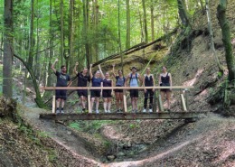 Tierklinik St. Veit Wanderung Altenbachklamm Gruppenfoto